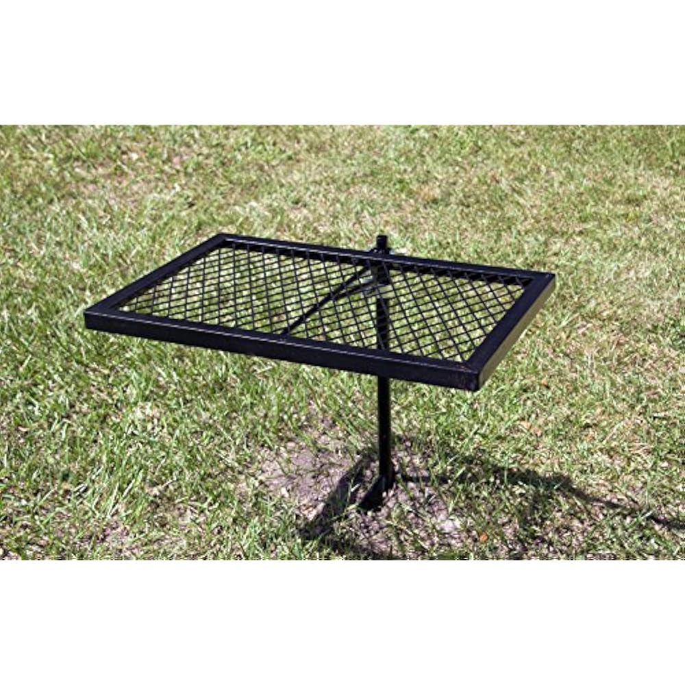 Heavy Duty Barbecue Swivel Grill Outdoor BBQ Over Open Fire