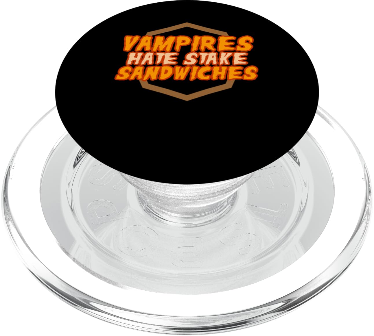 Vampires hate stake sandwiches - Vampire PopSockets PopGrip for MagSafe
