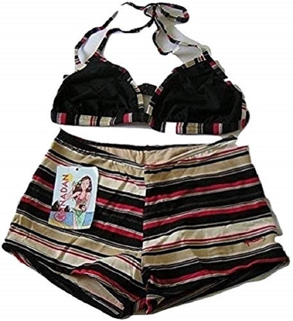 Designer Bikini and Shorts Matching Set Outfit Amazon.co.uk Clothing