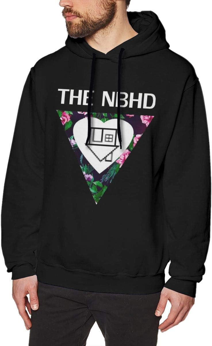 Mens Classic The Neighbourhood Design Gift Long Sleeve Hoodie Tops with Hat