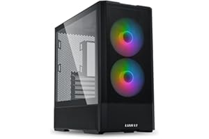 LIAN LI LANCOOL 207 Compact ATX RGB Gaming Computer Case, Airflow Optimized Mesh Panels Tower Chassis w/ 2x140mm ARGB,2x120mm