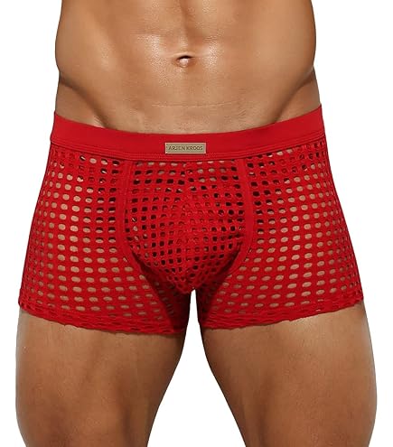 JEERLEEP Men's Sexy Lingerie Underpants Red One Size at Amazon Men's  Clothing store