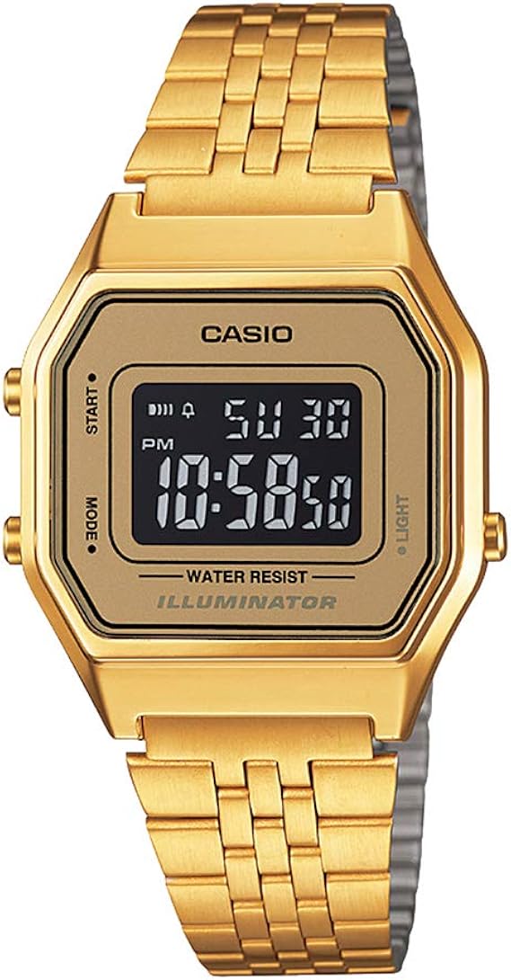 casio gold colour watch
