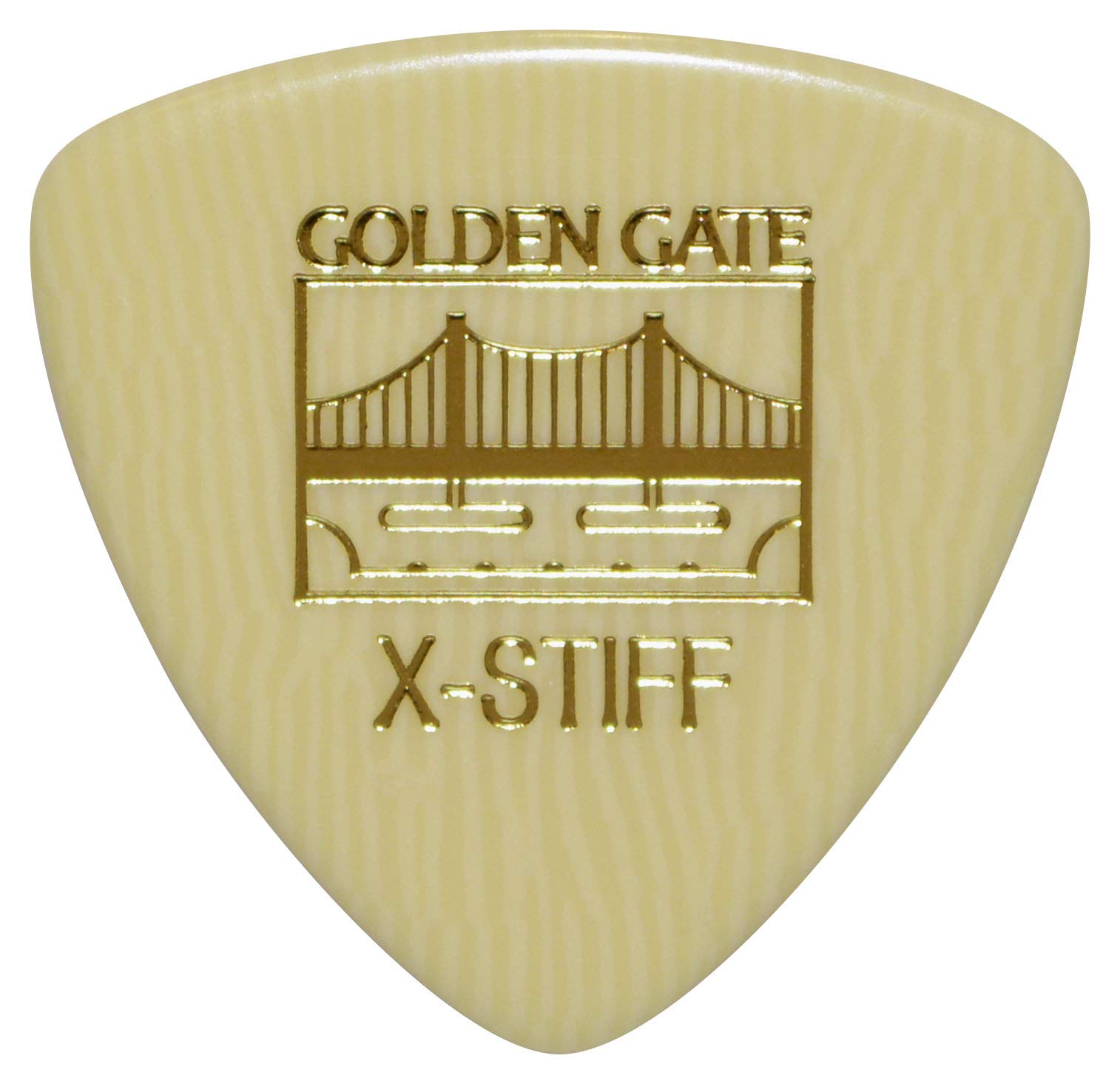 Golden Gate MP-101 Triangle Shape Guitar Picks, 1.5 mm Thickness, Ivoroid