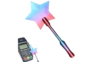 Credit Card Wand, 3D Printed Tap to Pay Wand Card Holder with Hidden Slot, Star Contactless Card Holder Accessory, Unique Gif