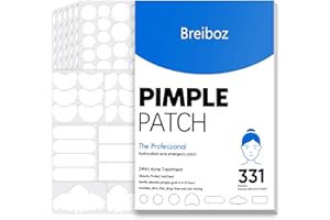 BREIBOZ Large Pimple Patches for Face 331 Patches,Hydrocolloid Acne Patch Skincare Blemishes Zit Breakouts Bandages Big Spot Covers for All Skin Types w/Tea Tree Salicylic Acid & Cica Oil|Bigpack,Larger Size