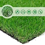 PET GROW 6'x8' Pet Pad Artificial Realistic & Thick Fake Mat for Outdoor Garden Landscape Dog Synthetic Grass Rug Turf, 6' x 8', Green