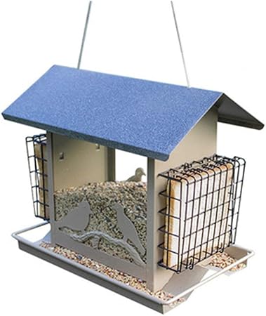 Amazon Com Bird Feeder Large Double Traditional Metal