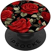 Red Roses PopSockets Adhesive PopGrip