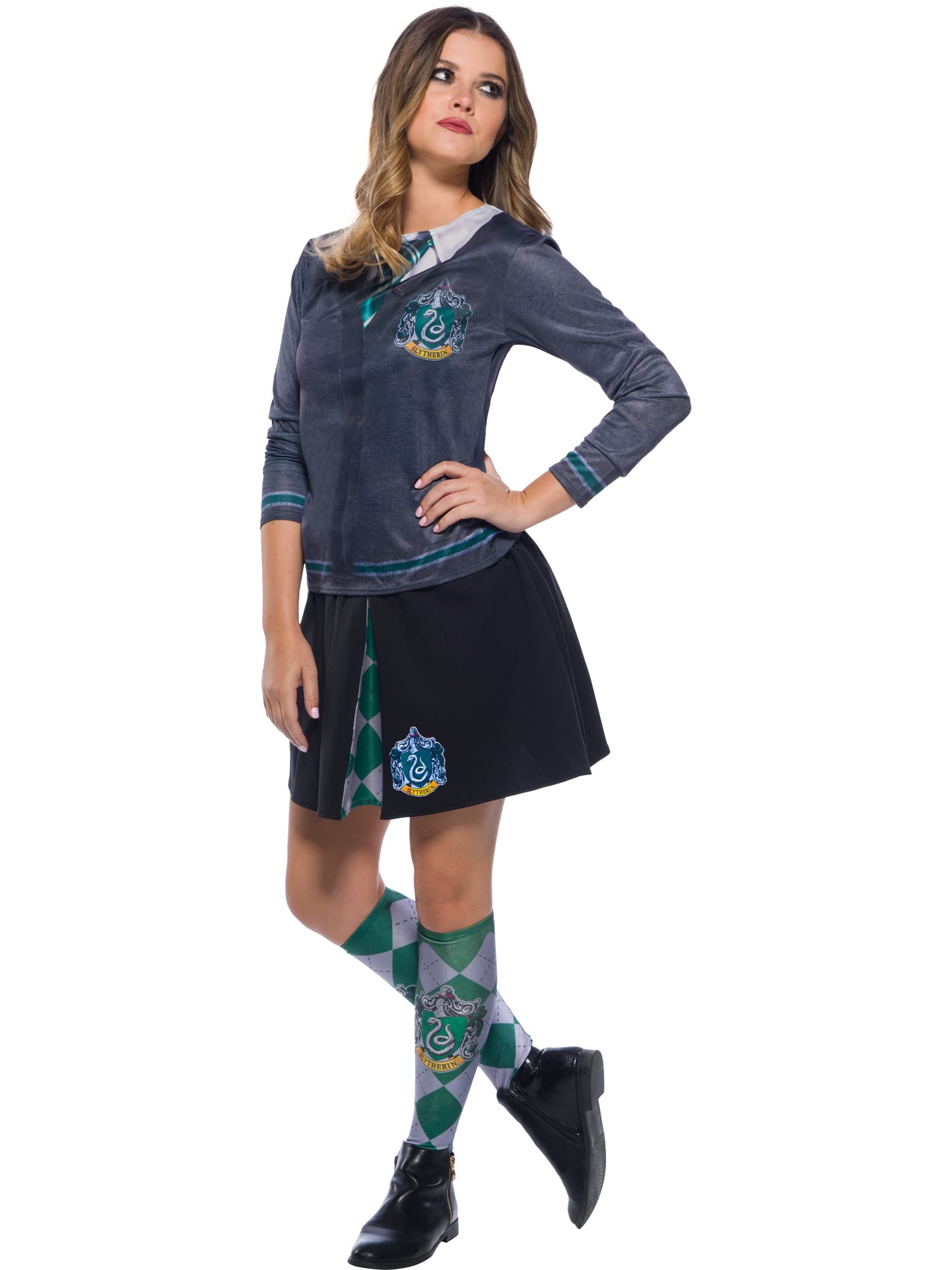 Rubies Slytherin Adult Costume Top Small Halloween