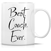 Retreez Funny Mug - Best Coach Ever Mentor Teacher 11 Oz Ceramic Coffee Mugs - Funny, Sarcasm, Sarcastic, Motivational, Inspirational birthday gifts for friends, coworkers, siblings, dad, mom
