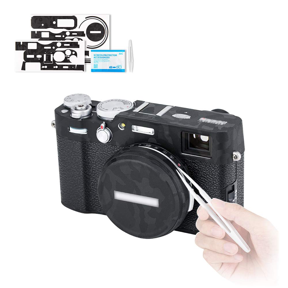 KIWIFOTOS Camera Body Protection Sticker for Fujifilm Fuji X100V Camera, Protective Skin Film Cover Non-slip Anti-Scratch, Camouflage Pattern