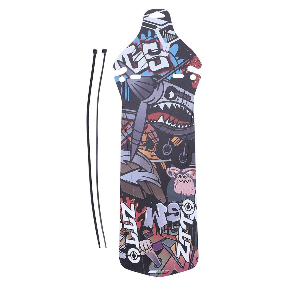 Dilwe Bicycle Fenders, PP Bike Front Rear Wheel Tire Mudguards Portable Adjustable Rain for Road Bike, Mountain Bike