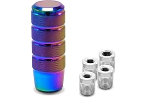 Amazing AUTO (Multicolor) Stick Racing JDM Manual Gear Shift Knobs for Fit Compatible with Mazda Tacoma STi Nismo 2004 Honda Accord Subaru Focus ST Miata Toyota Adapters Included