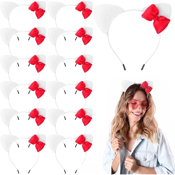 Amazon.com: Eylola 12PCS Kitty Cat Ears Headbands Kitty  display picture 1