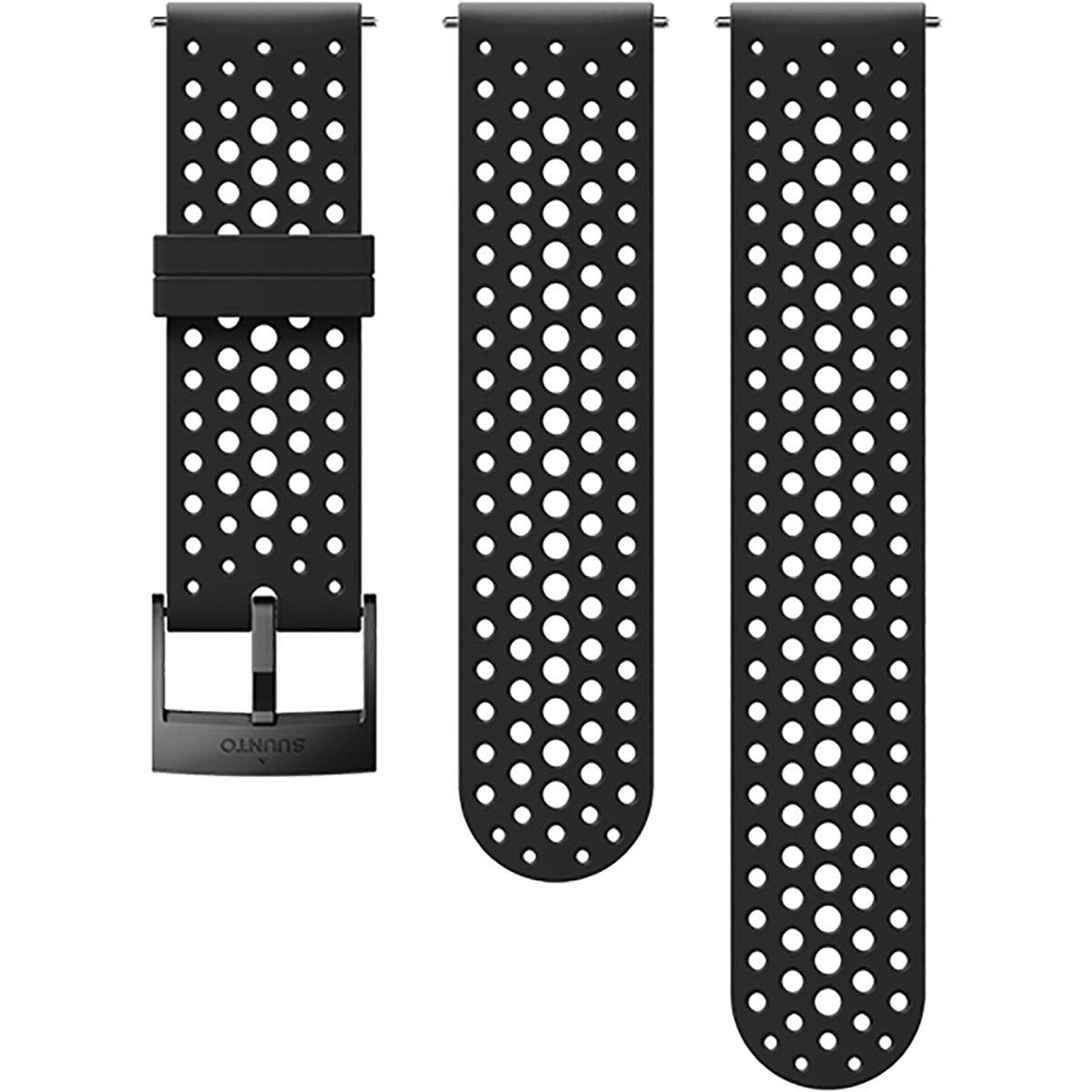 Suunto Original Silicone Watch Strap for Spartan Sport WRH & Suunto 9, 24mm, Black
