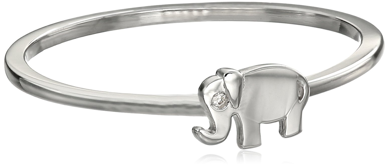Syd by SE Elephant Ring with Burnished Diamond