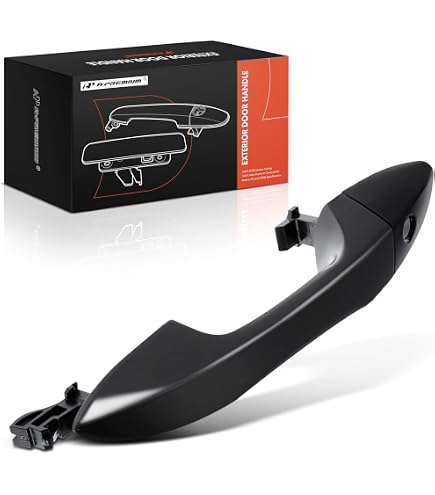 Front Passenger Side Door Handle For 2014-2019 Toyota Corolla – Black, ABS, AUXITO