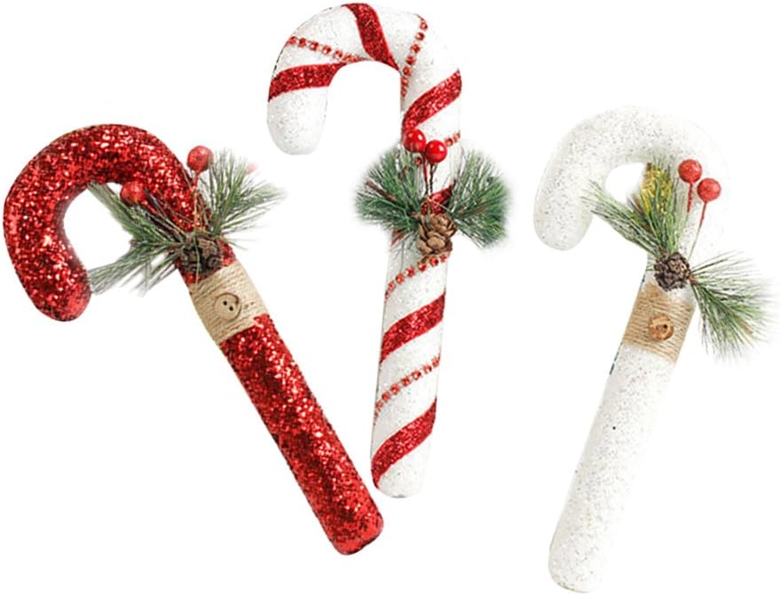 Amazon Eozy ステッキキャンディ クリスマス パーティー小物 吊り小物 クリスマスツリー飾り ドロップ オーナメント デコレーション 紅白 ドロップ おもちゃ