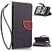 For HTC,HTC Desire 610 Case,Candywe Case For HTC Desire 610 ,Flip Wallet Cover With Credit Card Slots For HTC Desire 610 For Men For Women (Not Fit HTC Desire other Phone)#1