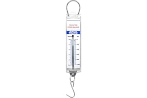 Eisco Labs Premium Spring Balance - Dual Transparent Scale, 1000g (10N)