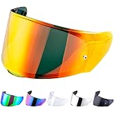 JQF Gear Motorcycle Helmet Visor for Assault/Rapid/Stream Helmet Accessorie | UV Protection,Impact-Resistant,Motorcycle Helmet Visor for Assault/Rapid/Stream/FF328/FF800/FF353/FF320 Helmet Accessories