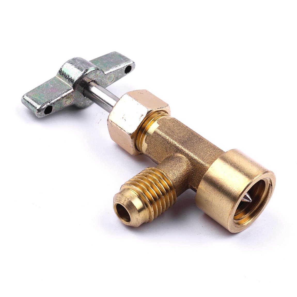 Atoplee 2/&nbsp;pcs r/&eacute;frig/&eacute;rant Peut Bouteille Tap Valve Opener Outil 1//4/&nbsp;SAE Filetage adaptateur