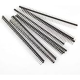 HiLetgo 20pcs 40P 2.54mm Pitch Single Row Pin Header Strip 40Pin 2.54mm Pitch
