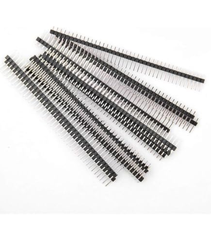 20pcs 2.54mm 3x40P Right Angle Male Pin Header Strip – For PCB Projects