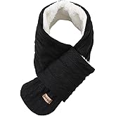 OMUKY Kids Scarf Fleece Warm Knitted Scarves for Girls Boys Toddler Cold Weather Soft Neck Warmer