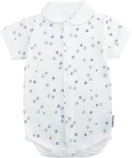 Amazon Co Jp ファーストドレス 半袖リブ 襟付きロンパース ミルキーウェイ 60cm Milkyway 服 ファッション小物