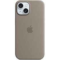 Apple iPhone 15 Silicone Case with MagSafe - Clay