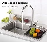 Tomario Kitchen Sink Strainer Plug Stainless Steel Thicken 78mm 84mm view 6