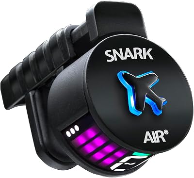 Snark AIR-1 Air Rechargeable Clip-On Tuner Black