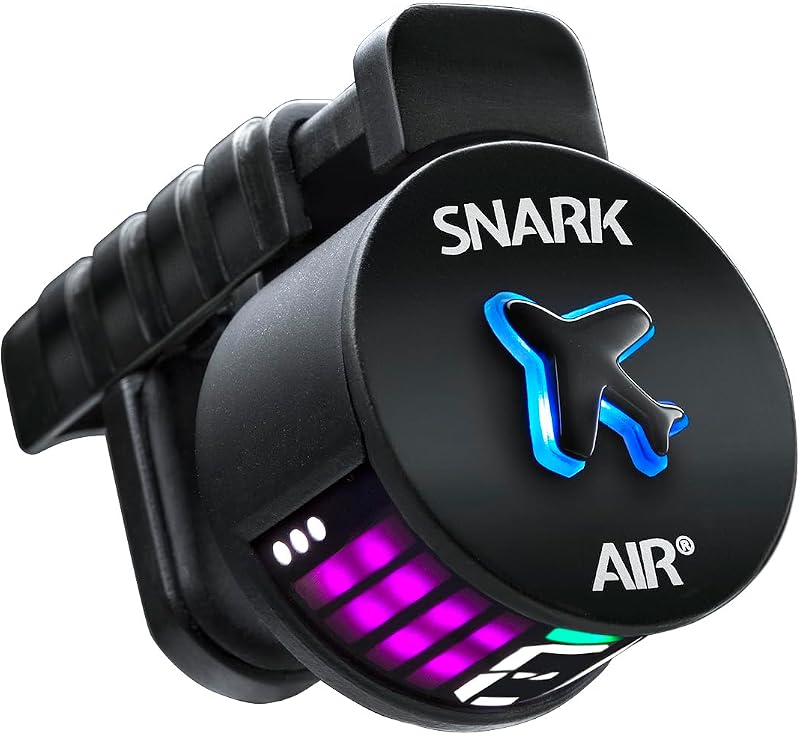 Snark AIR-1 Air Rechargeable Clip-On Tuner Black
