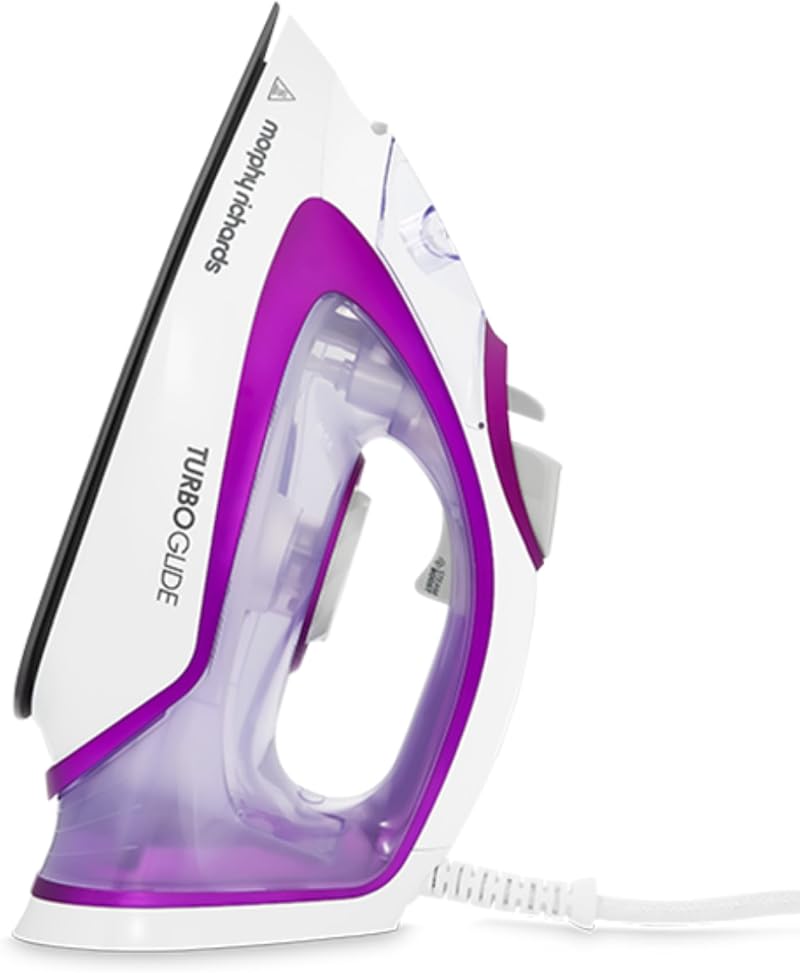 Morphy Richards TurboGlide Steam Iron 2800W, Ceramic Soleplate, 150g Boost
