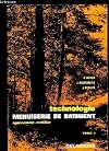 Technologie, Menuiserie de Bâtiment, Agencement - mobilier, TOMES 1 et 2