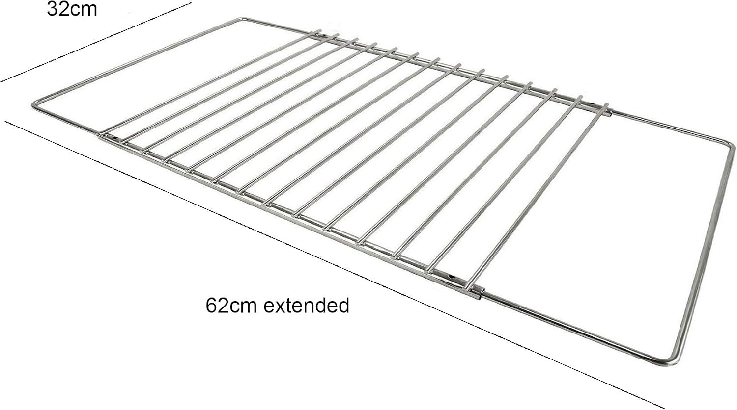 CookSpace Chrome Adjustable Universal Oven Shelves fit All Makes and Models of Oven, Cooker and Grill - Image 4