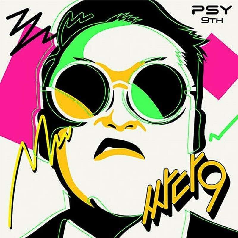 PSY - 9th - incl. 72pg Photobook, Pop-Up Card, Post It + Bandaid