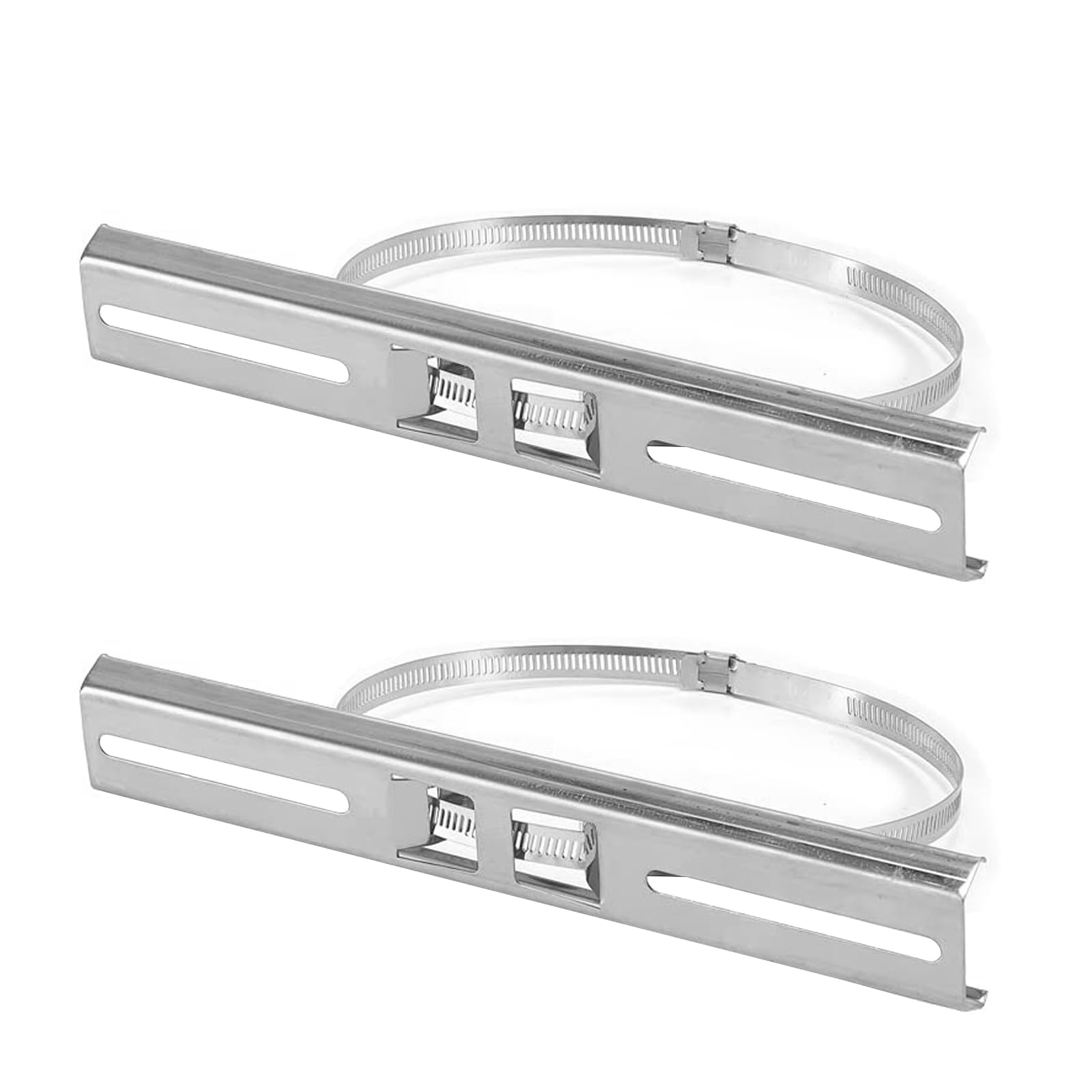 Pole Mounting Kits, 304 Stainless 250mm Brackets with Adjustable 300mm Clamp for Outdoor Waterproof Junction Box, Mounting Bracket for Electric Junction Box, Circuit Breaker Box, Electric Housing