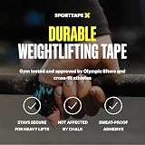 SPORTTAPE 3 Rolls Weightlifting Thumb Tape Punk 3.8cm x 4.5m view 3