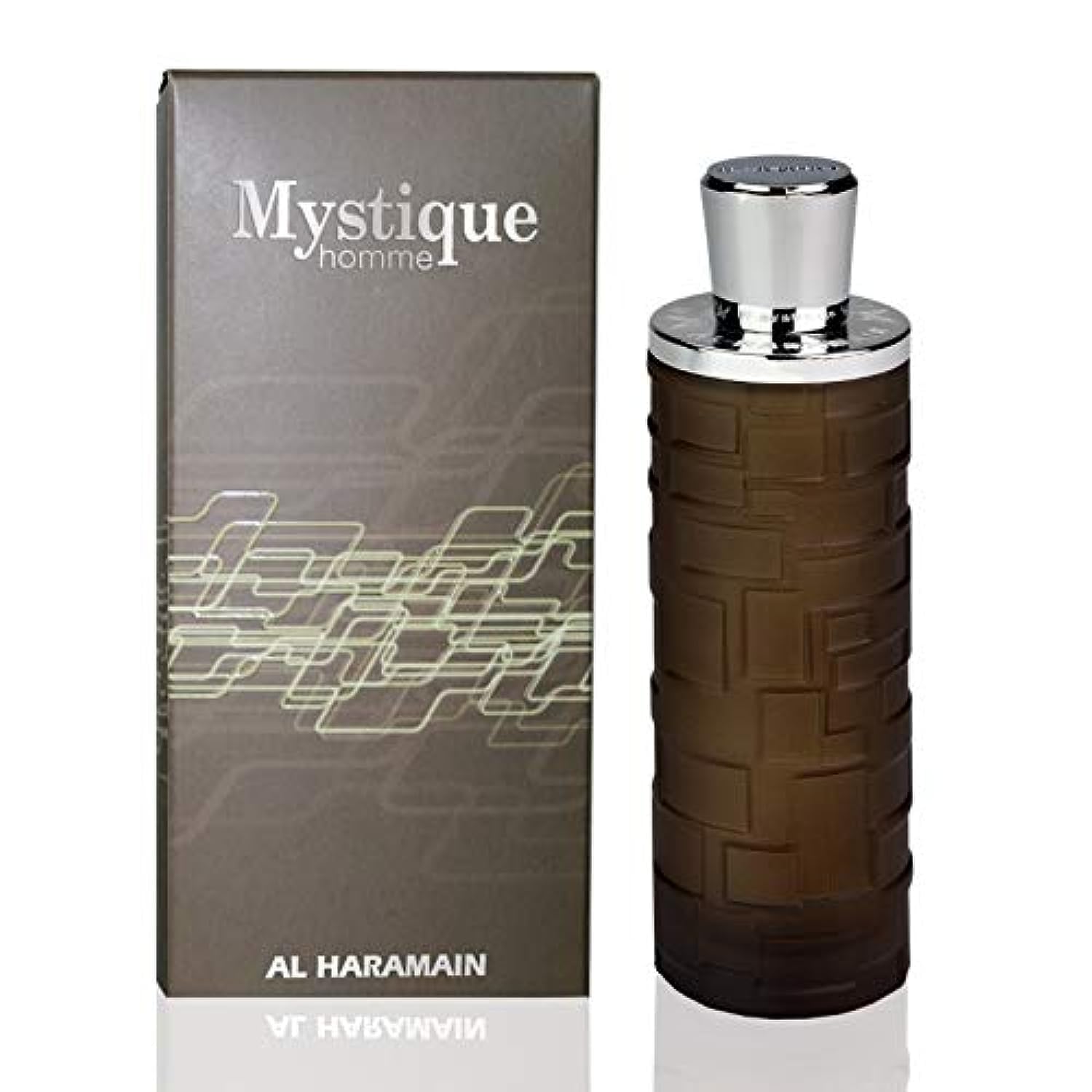 Al Haramain Mystique Homme 100ml Eau de Toilette Spray | Premium Arabic Perfume for Men | Long-Lasting Masculine Cologne | Spicy Fresh Fragrance