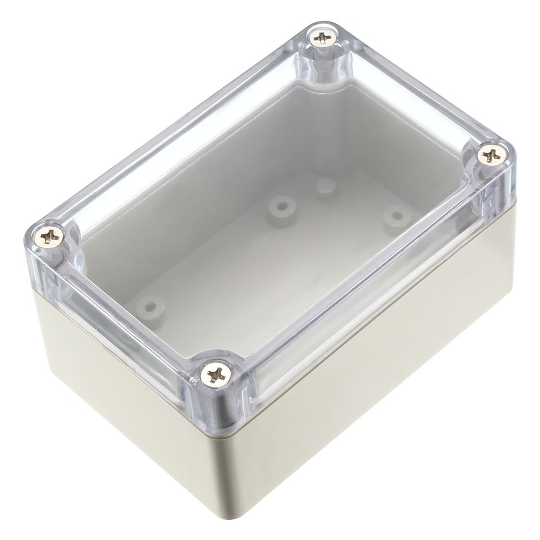Sourcingmap 100x68x50mm Electronic Waterproof IP65 Sealed ABS Plastic DIY Junction Box Enclosure Case Clear