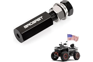 Raceast 1 PC 1/4 Inch UTV Flags Pole Holder ATV Quick Release Flag Pole Holder Universal 1/4" Aluminum Pole Mounts Parts For Motorcycle Dirt Bike Flag Mount Accessories (Black)