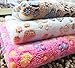 Sunlilee Paw Print Thick Warm Fleece Soft Pet Blanket Dog Puppy Sleep Beds Mat Pet Cat Cushion (Brown,Small)