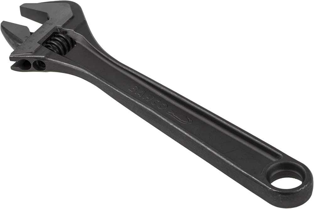 Bahco 8072 Adjustable Wrench 250mm Black Phosphated Finish 80 Series