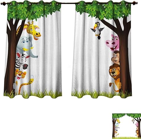 Rupperttextile Nursery Blackout Curtains Panels For Bedroom Big