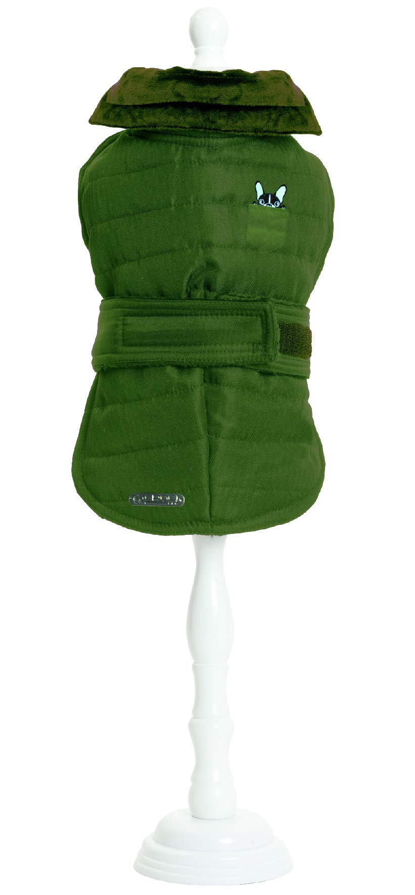 Croci C7274299 Padded Jacket for Dogs Bulldog Military, 60 cm