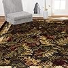 Home Dynamix Optimum Kawan Area Rug 5'2" x 7'2" Traditional Area Rug, Black/Burgundy/Ivory 61et0NMOlrL. SS100