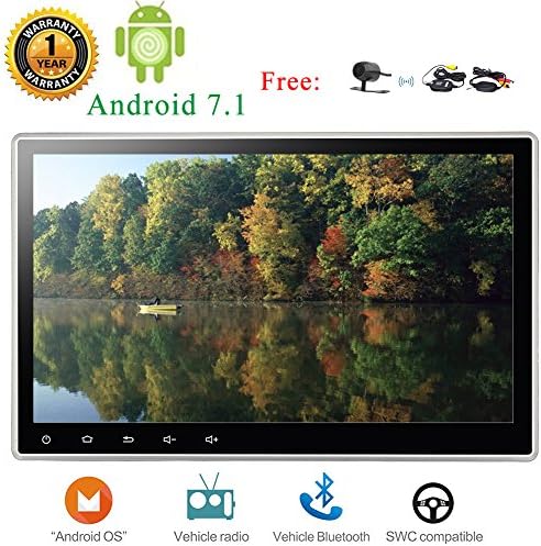 Android 10.1"Universal 2GB Android 7.1 Car GPS Navigation System Bluetooth Car Stereo Car Entertainment Double Din Car Stereo Head Unit,Touch Screen Car Stereo With Navigation WIFI